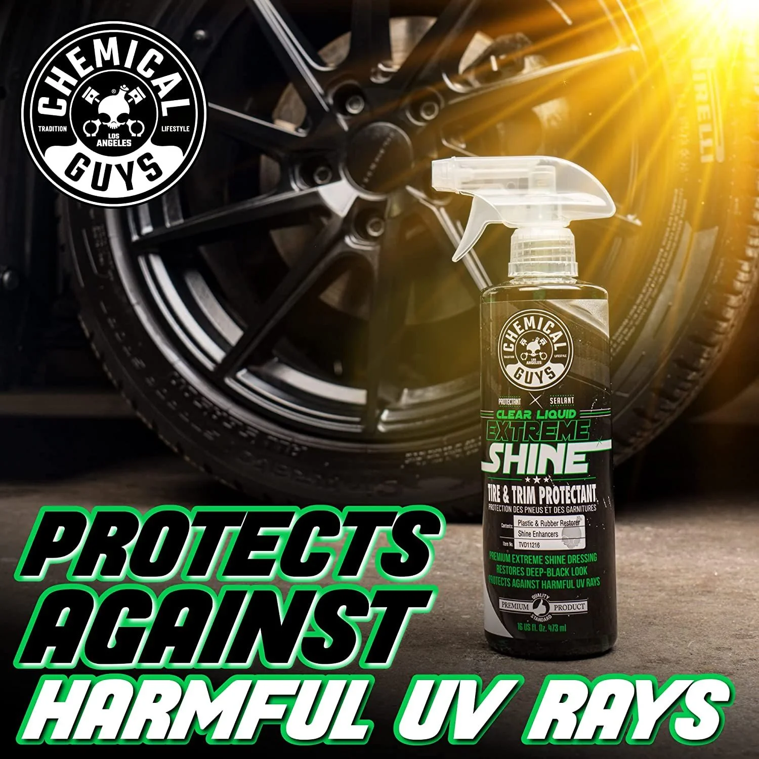 Chemical Guys Clear Liquid Extreme Shine Tire & Trim Dressing 473ml ( 16oz ) - Image 10