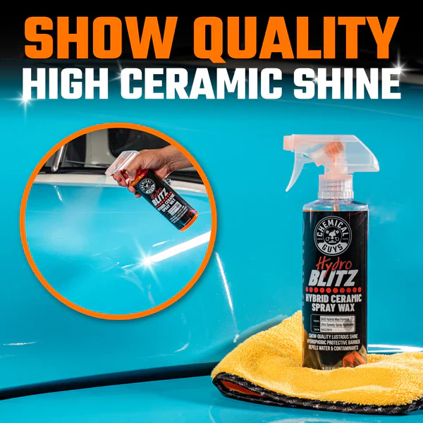 Chemical Guys HydroBlitz Hybrid Ceramic Spray Wax 473ml (16oz) - Image 7