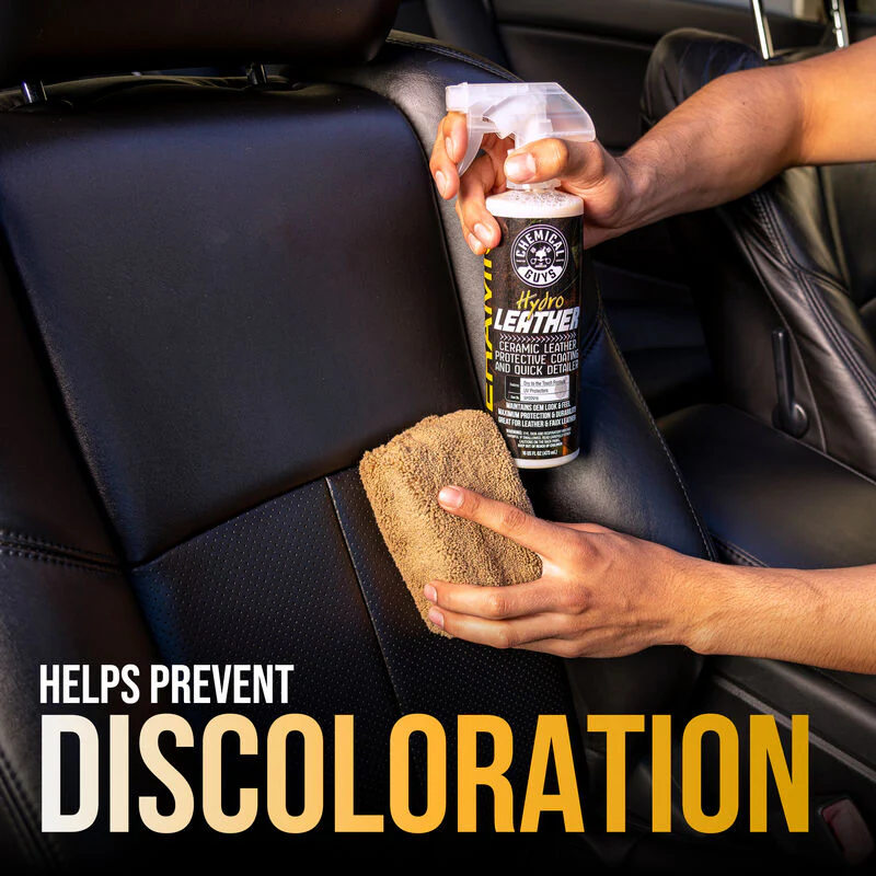 Chemical Guys HydroLeather Ceramic Leather Protective Coating & Quick Detailer 473ml (16oz) - Image 3