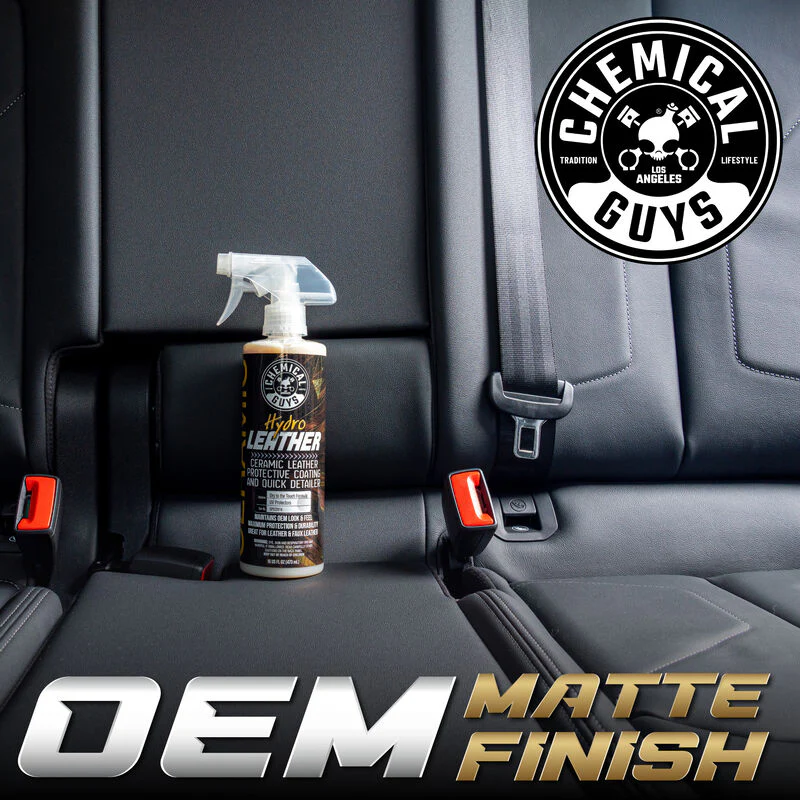 Chemical Guys HydroLeather Ceramic Leather Protective Coating & Quick Detailer 473ml (16oz) - Image 6