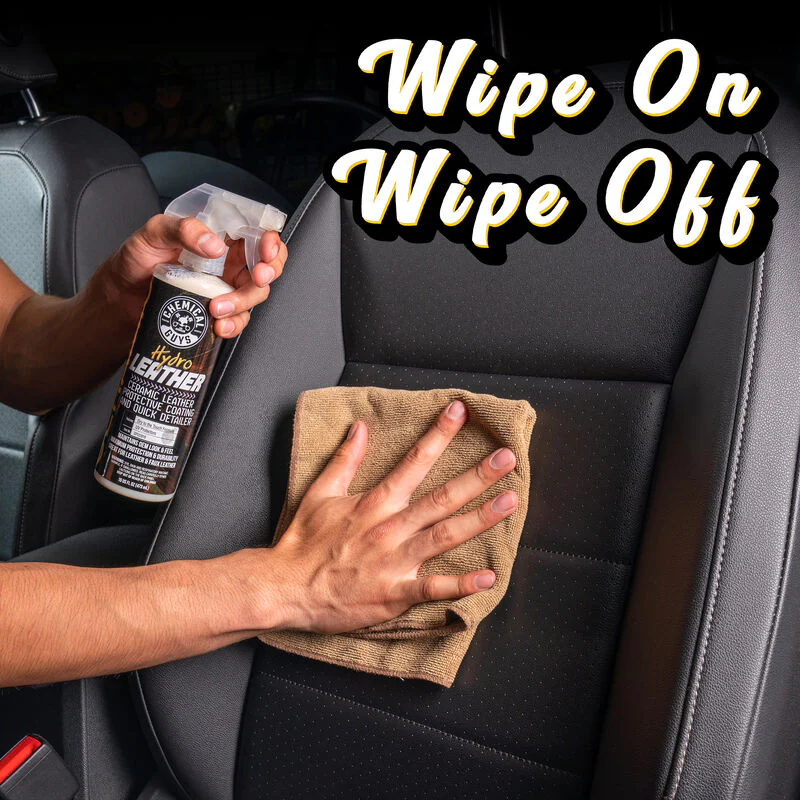 Chemical Guys HydroLeather Ceramic Leather Protective Coating & Quick Detailer 473ml (16oz) - Image 9