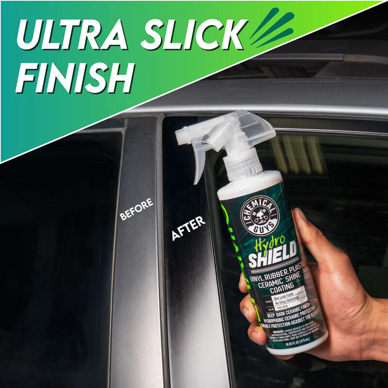 Chemical Guys Hydroshield Vinyl, Rubber, Plastic Ceramic Coating 473ml (16oz) - Image 8
