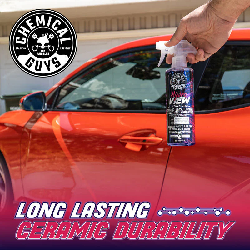 Chemical Guys Hydroview Ceramic Glass Cleaner & Coating 473ml ( 16oz ) - Image 10
