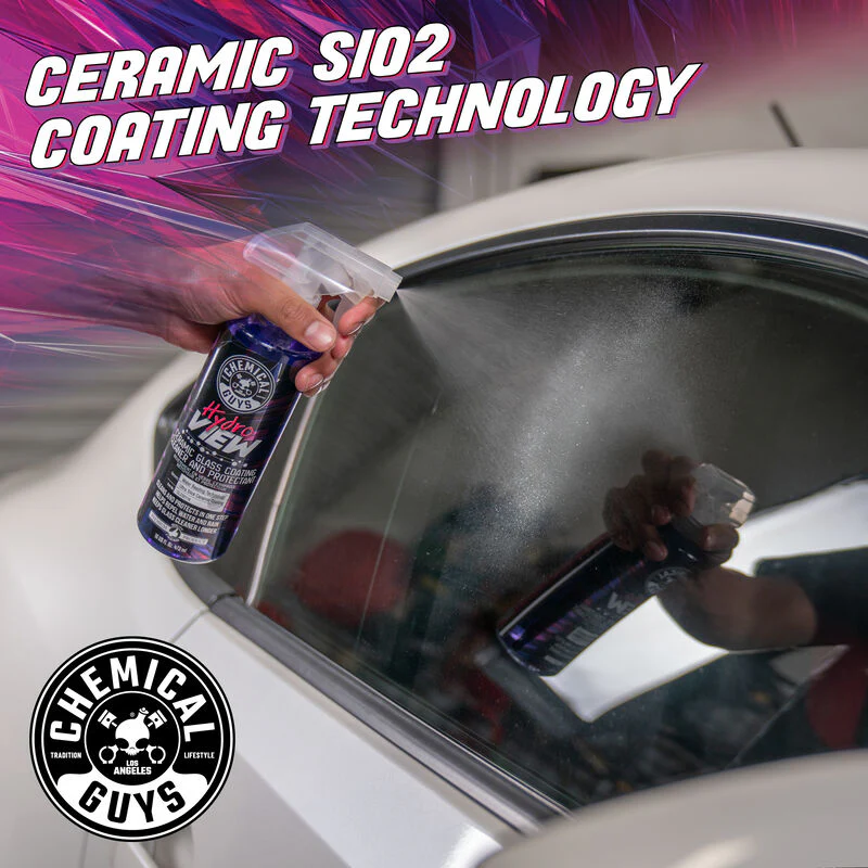 Chemical Guys Hydroview Ceramic Glass Cleaner & Coating 473ml ( 16oz ) - Image 14