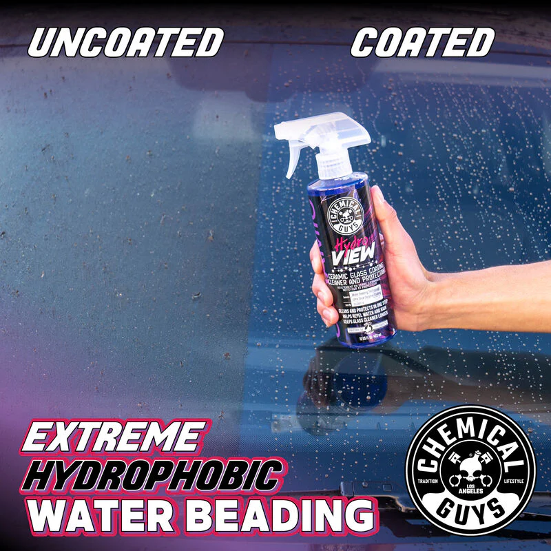 Chemical Guys Hydroview Ceramic Glass Cleaner & Coating 473ml ( 16oz ) - Image 9