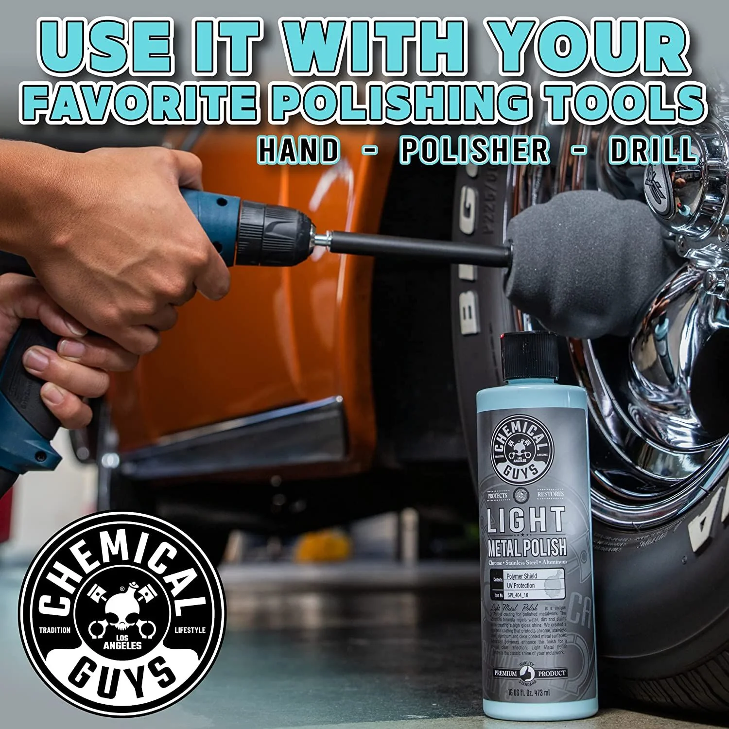 Chemical Guys Light Metal Polish 473ml (16oz) - Image 5