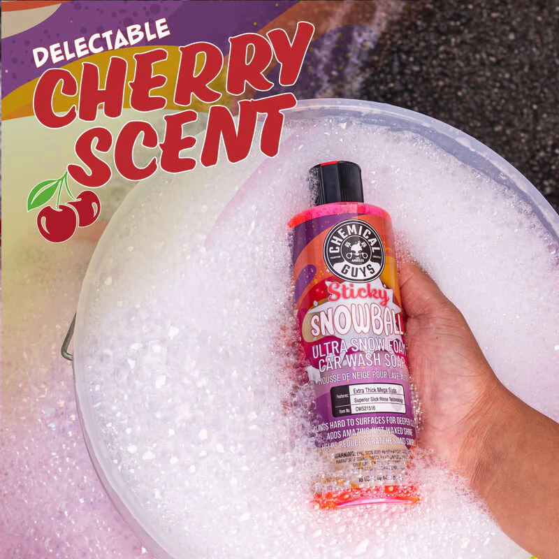 Chemical Guys Sticky Snowball Ultra Snow Foam Car Wash 473ml (16oz) - Image 3