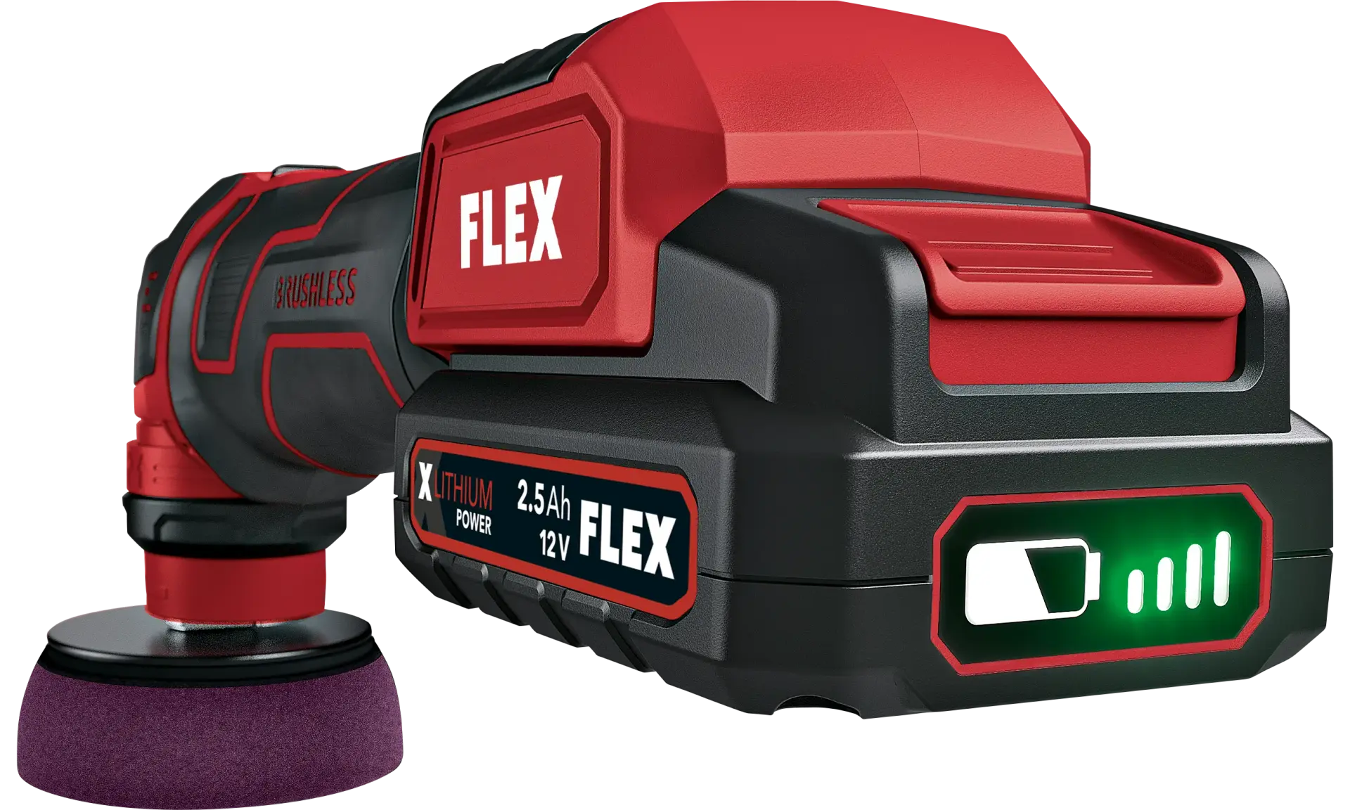 Flex PXE 80 12-EC Cordless Mini Polisher Kit - NEW Version 12 Volt - Image 7