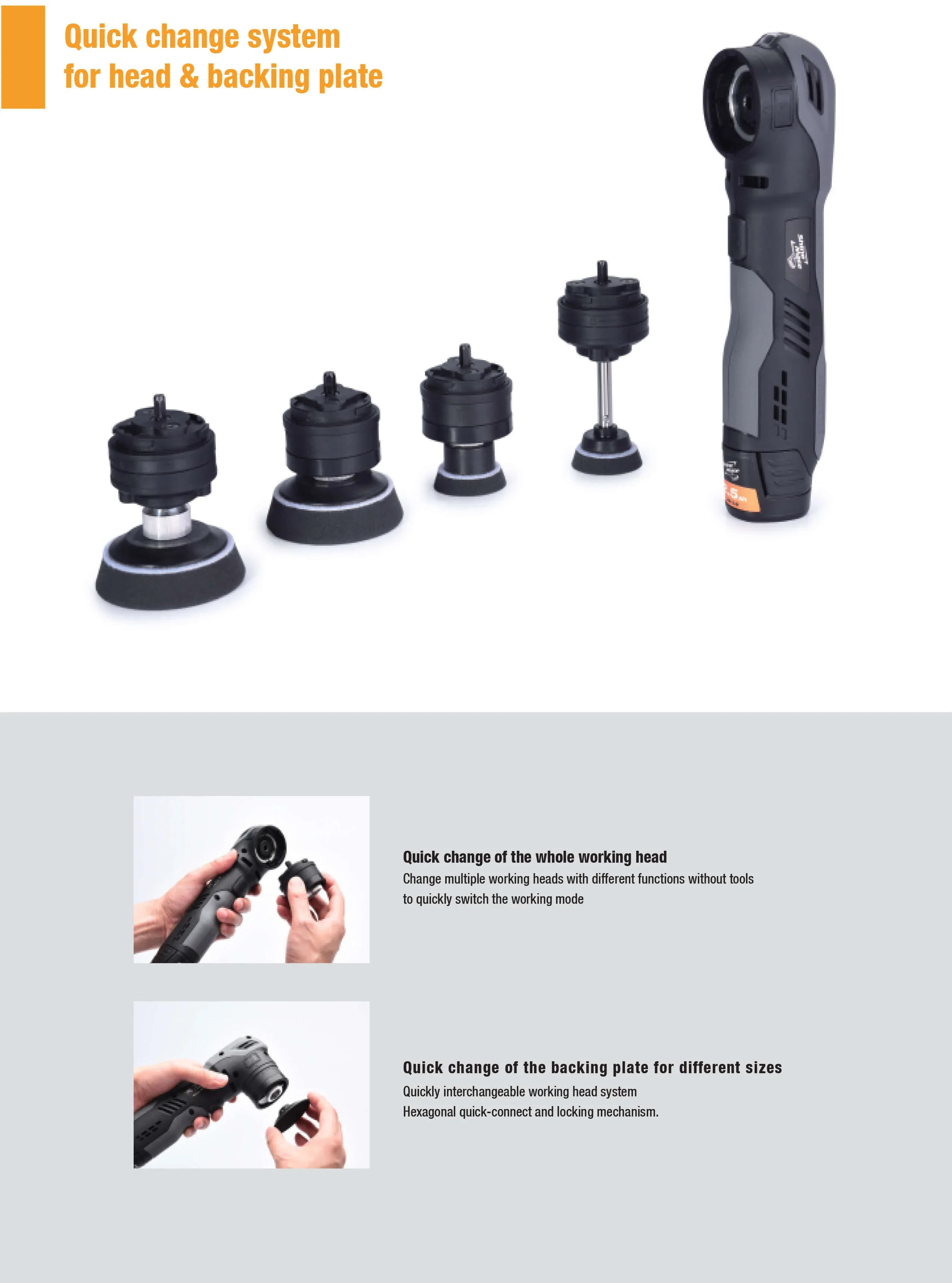 Shinemate EB210 Mini Polisher Kit Multi-Function Cordless - Image 4